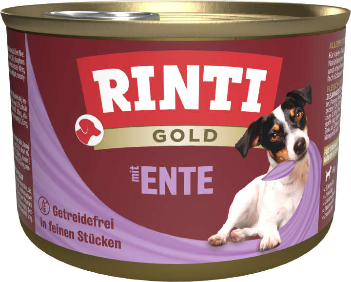 RINTI Hunde-Nassfutter Gold Ente